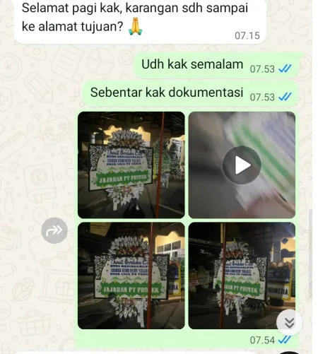 Pengiriman Papan Bunga Selamat Kampar