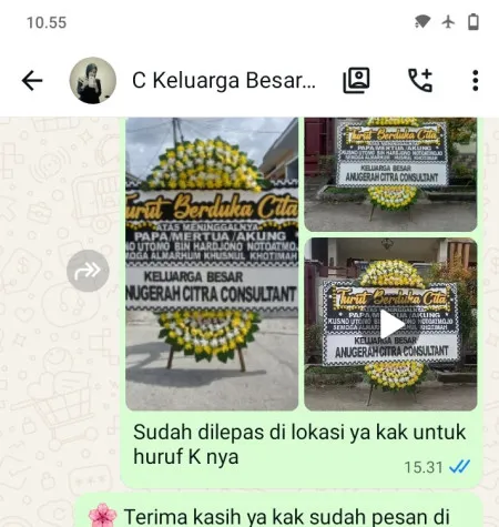 Pengiriman Papan Bunga Duka Kampar